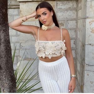 Zara Crochet crop top